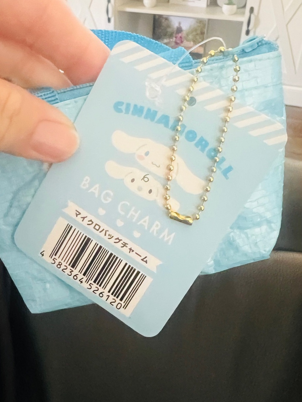 Light Blue Cinnamoroll Character Mini key Chain Bag - Picture 5 of 7